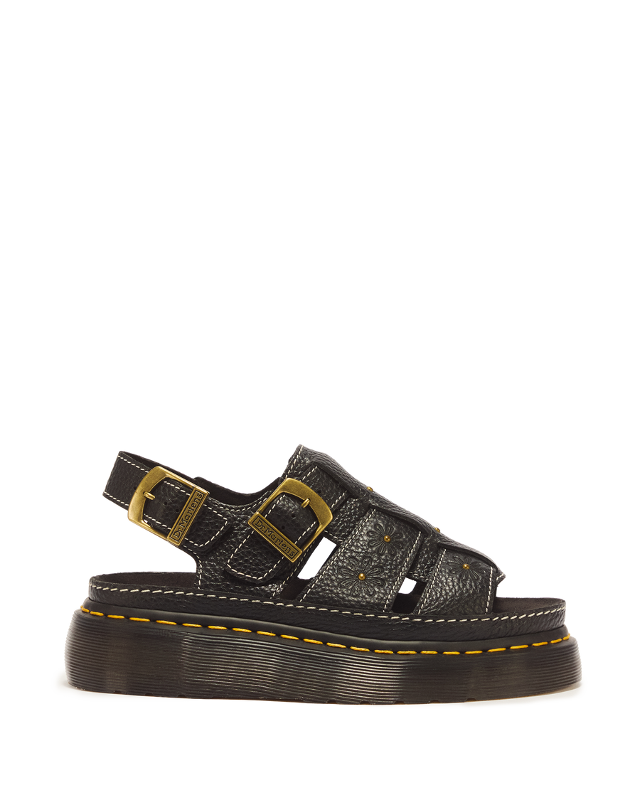 Wrenlie Open Toe Nappa Leather Fisherman Platform Sandals - view 1