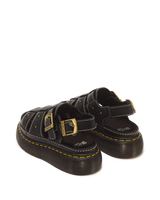 Wrenlie Open Toe Nappa Leather Fisherman Platform Sandals - view 8