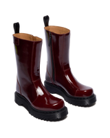 Rejena Lacquered Leather Boots - view 4