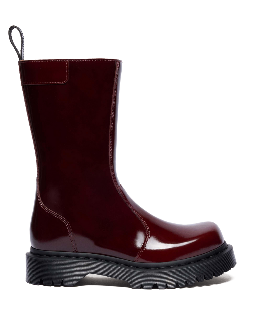 Rejena Lacquered Leather Boots - view 1