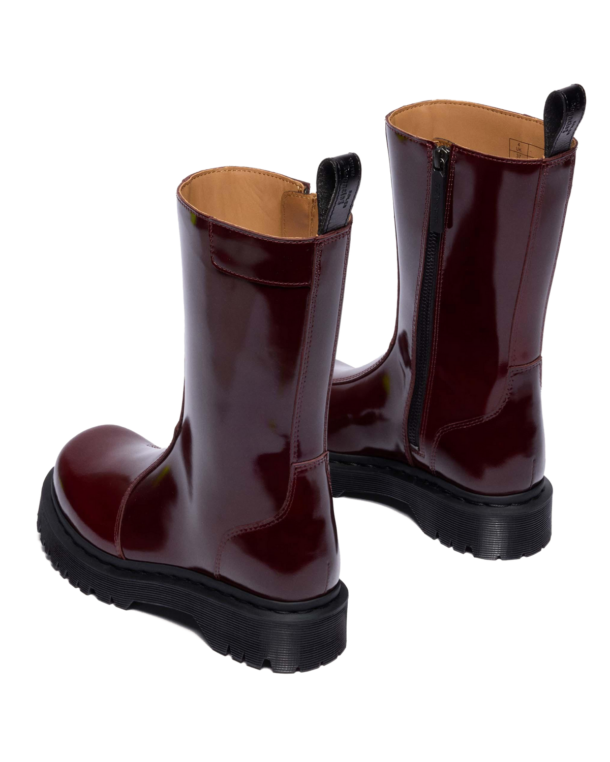 Rejena Lacquered Leather Boots - view 5