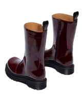 Rejena Lacquered Leather Boots - view 5