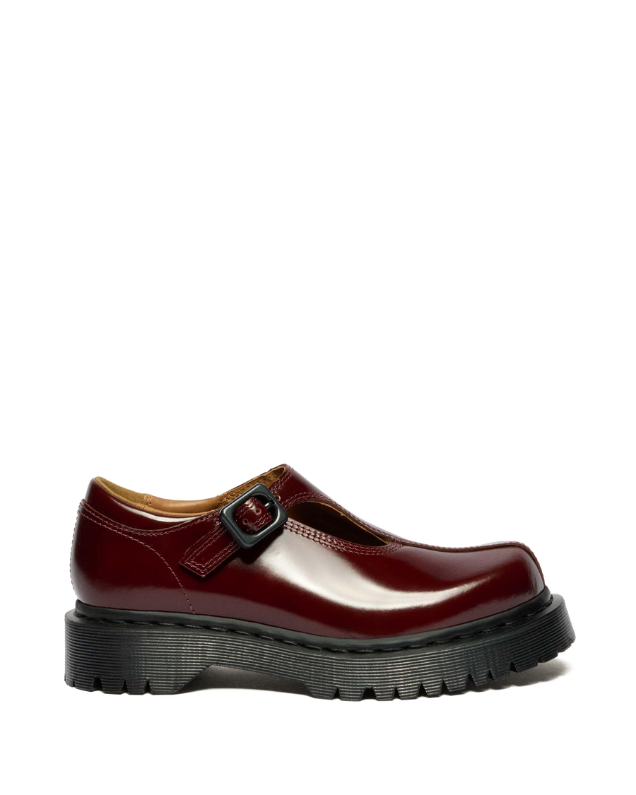 Rejena Mary Jane Lacquered Leather Shoes - view 1