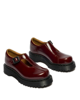 Rejena Mary Jane Lacquered Leather Shoes - view 4
