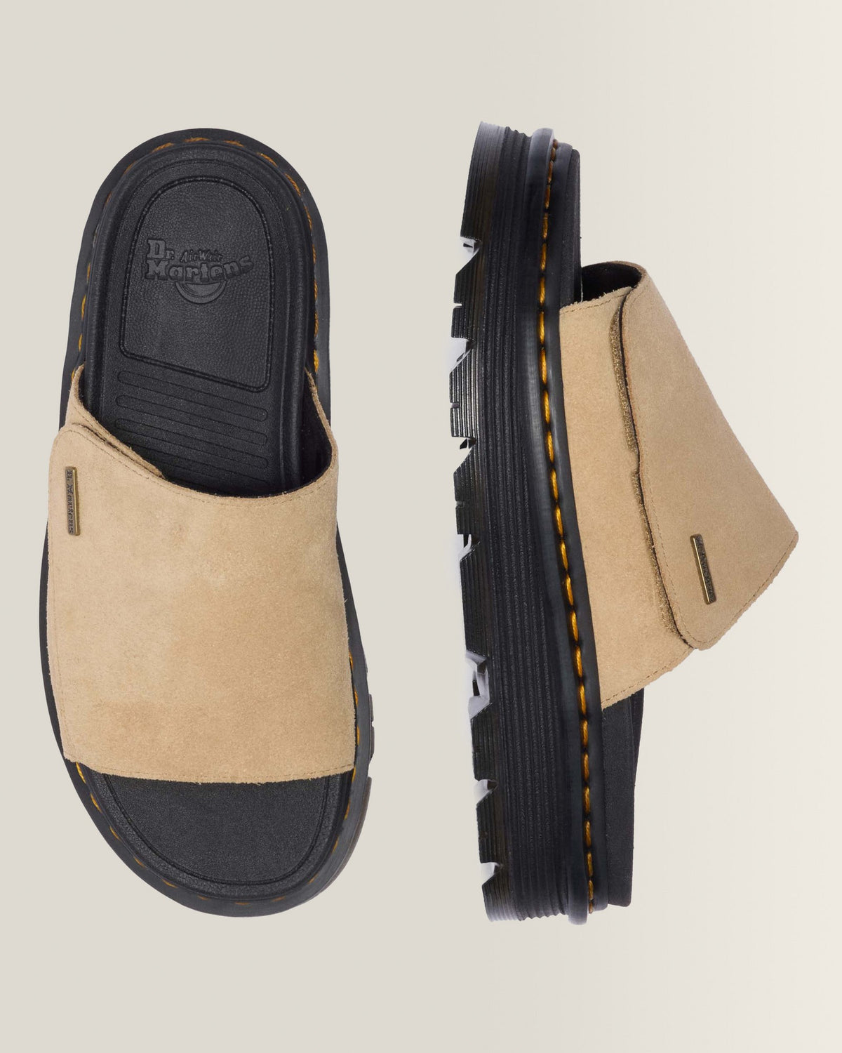 Zebzag Suede Platform Slides - view 3