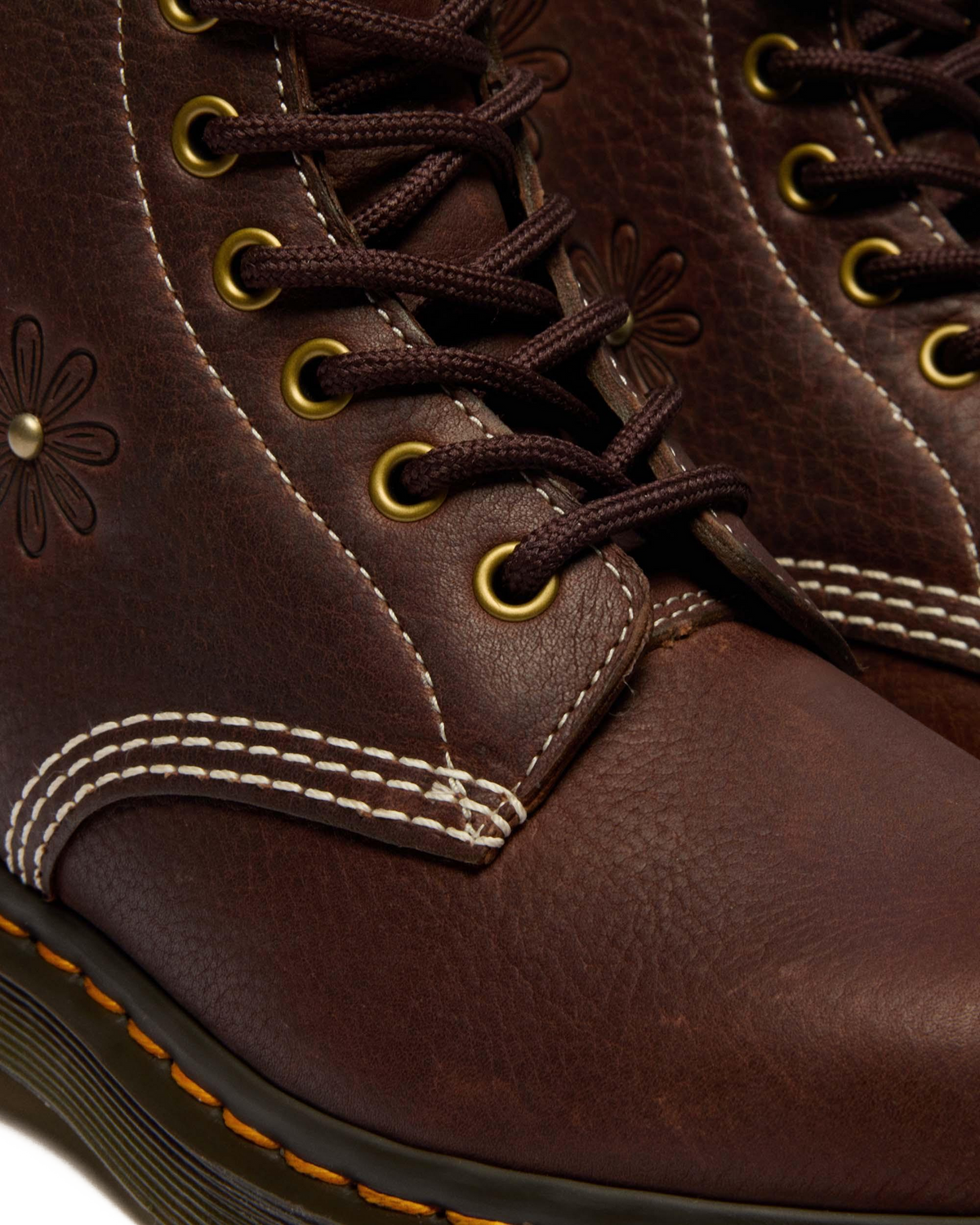 1460 Pascal Flower Grizzly Leather Boots - view 7