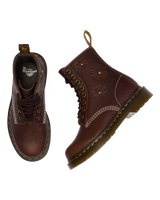 1460 Pascal Flower Grizzly Leather Boots - view 3