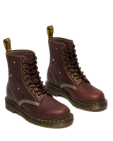 1460 Pascal Flower Grizzly Leather Boots - view 4