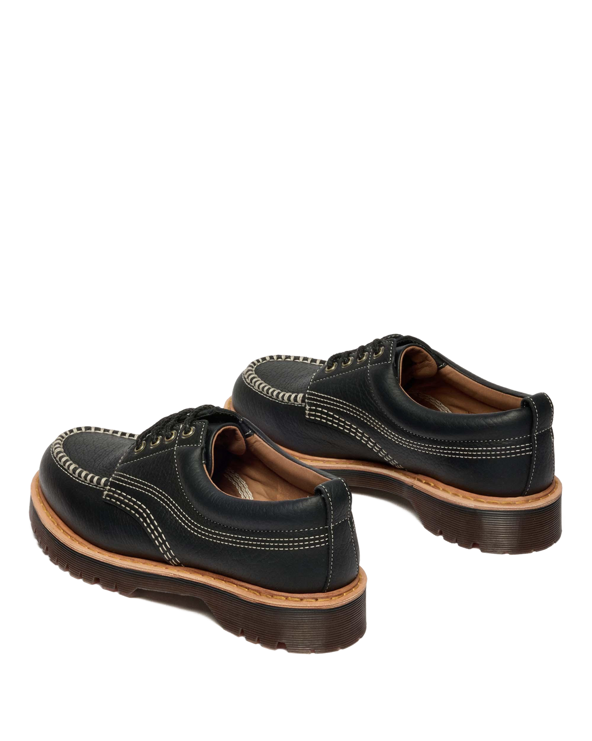 Lowell Wild Grain Leather Moc Toe Shoes - view 5