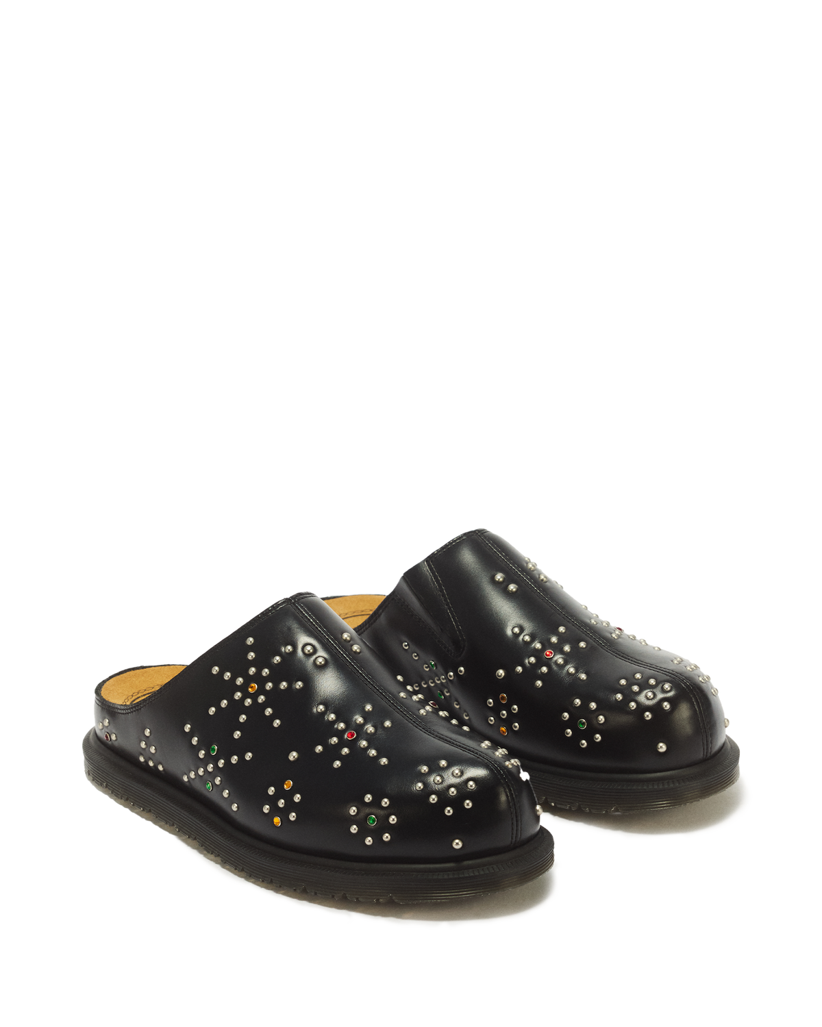 San Studded Leather Mules - view 5