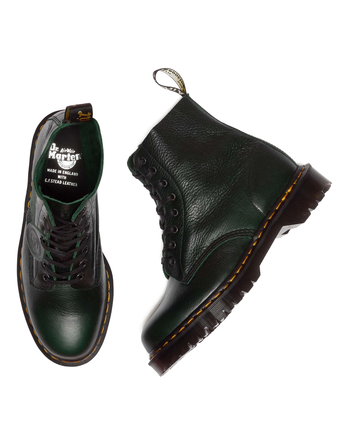 1460 Pascal Made in England Buckingham Leather Lace Up Boots - view 3