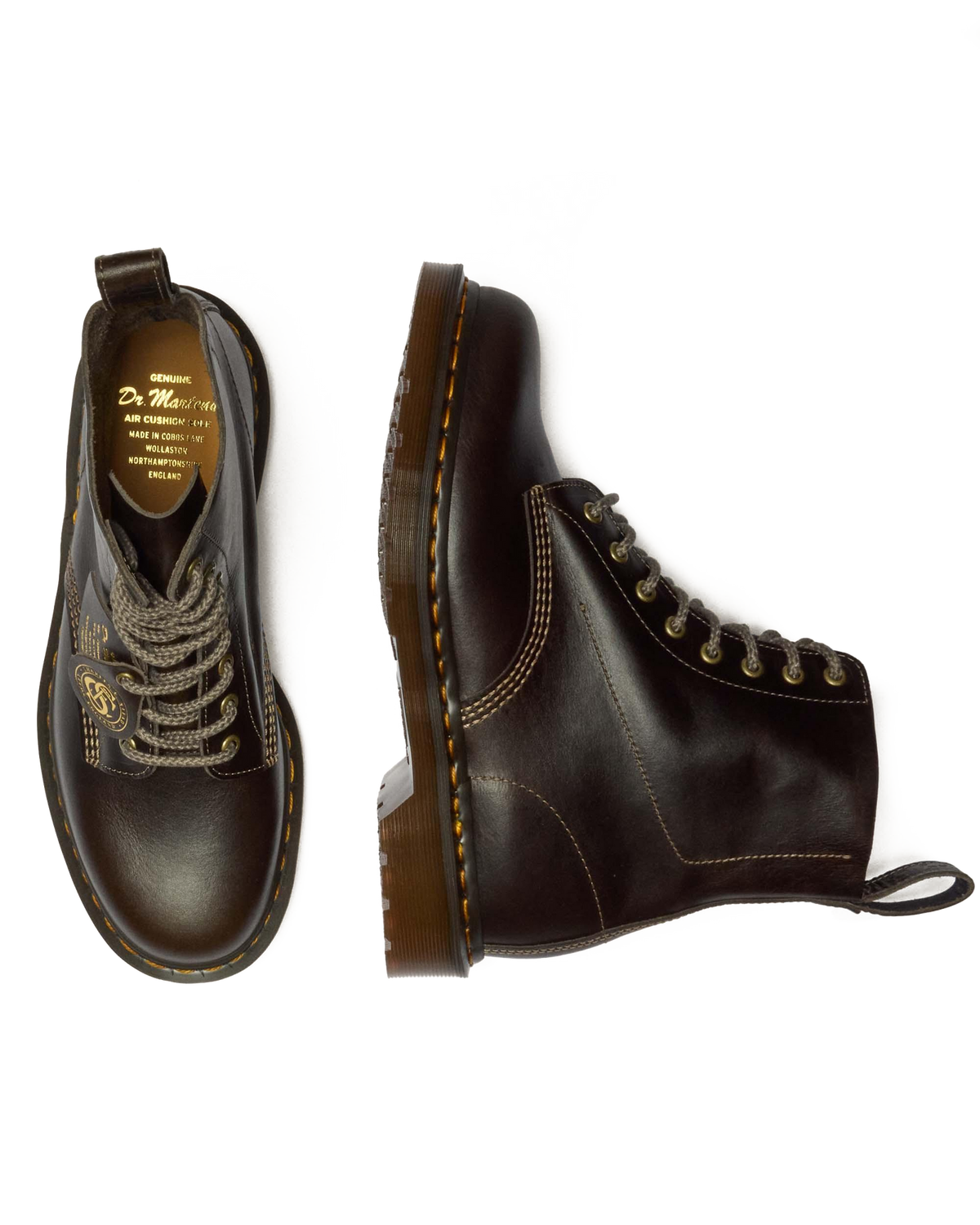 1460 Made In England Classic Calf Leather Boots - view 3