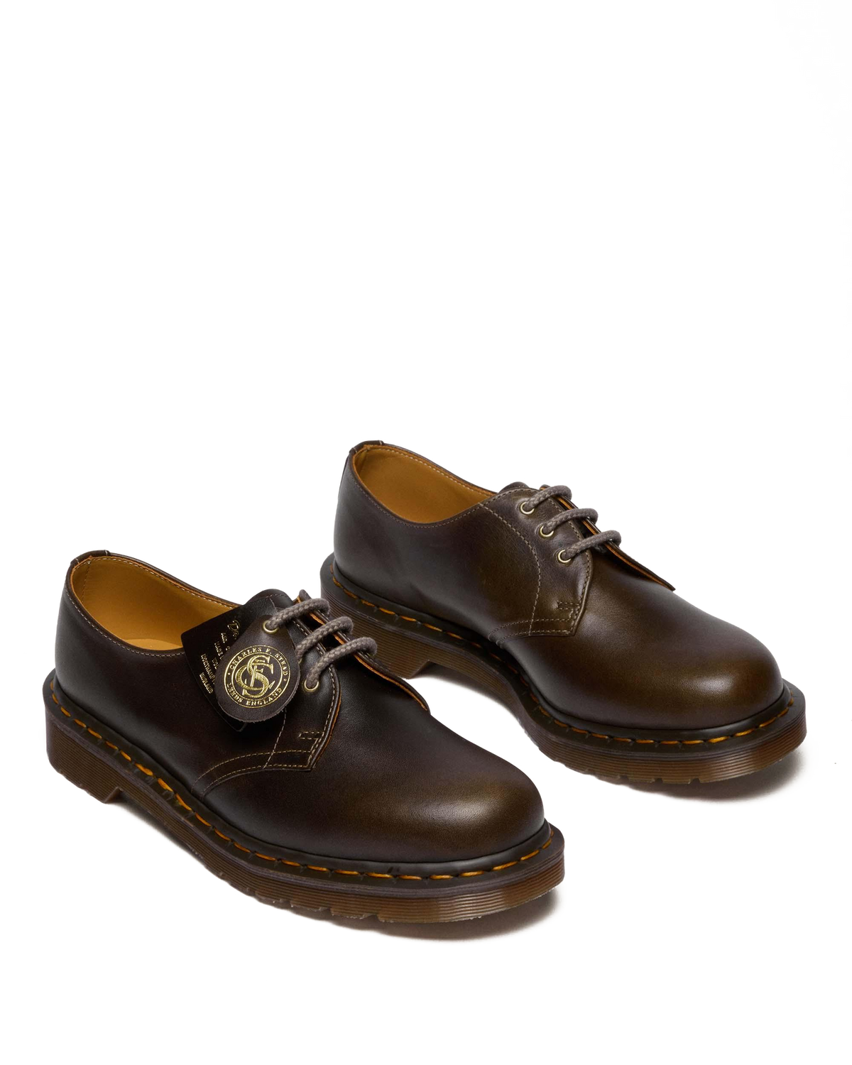 1461 Made In England Classic Calf Leather Shoes - view 4