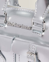Mini Top Handle Bag Bag Silver Metallic Patent Lamper - view 4