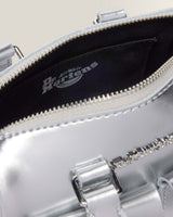 Mini Top Handle Bag Bag Silver Metallic Patent Lamper - view 6
