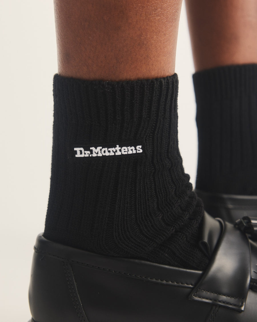 Short Athletic Logo Organic Cotton Blend Socks - view 2