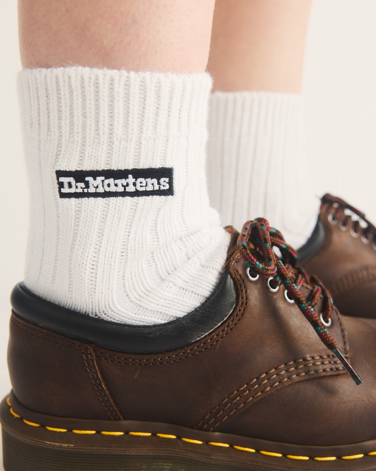Short Athletic Logo Organic Cotton Blend Socks - view 2