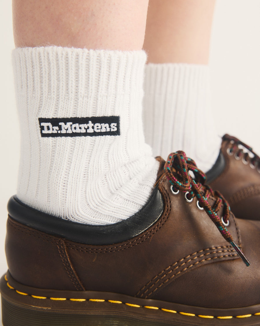 Short Athletic Logo Organic Cotton Blend Socks - view 2