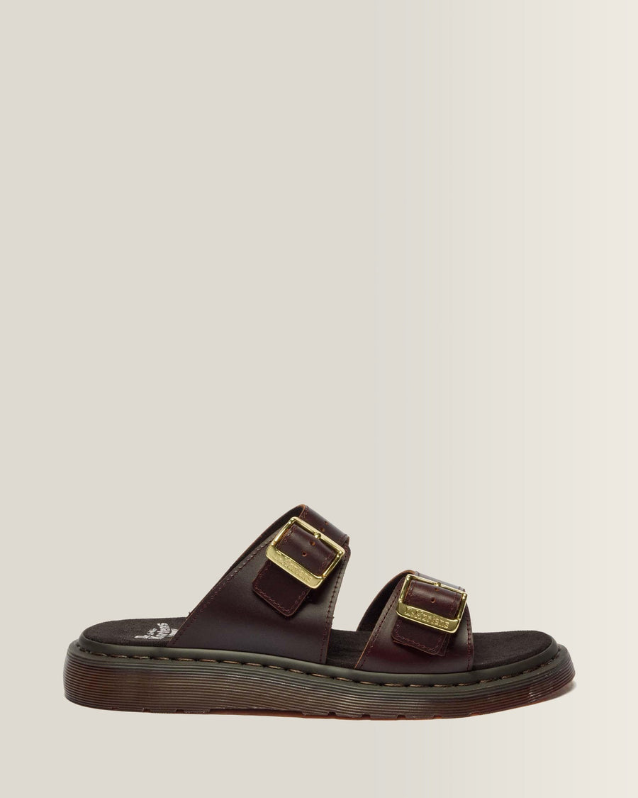 Josef Two Strap Atlas Leather Sandals - view 1