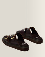 Josef Two Strap Atlas Leather Sandals - view 5