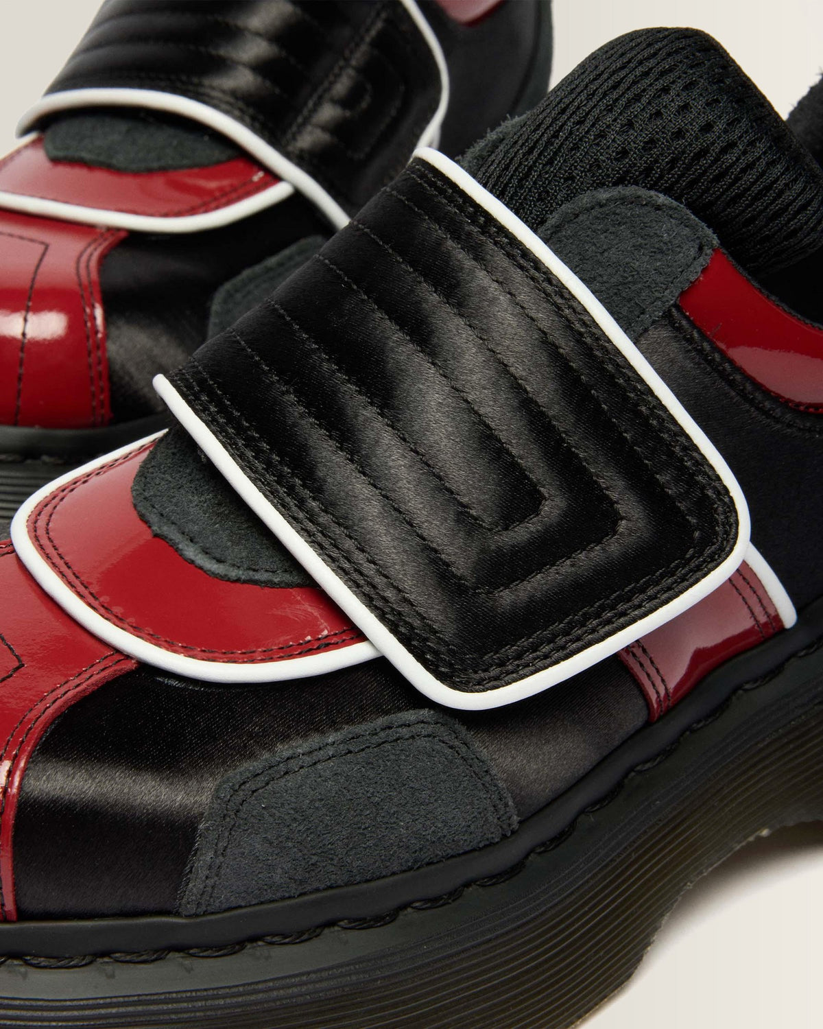 Buzz Strap Mixed Material Shoes - view 2