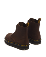 Zebzag Laceless Slip On Leather Boots - view 6