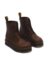 Zebzag Laceless Slip On Leather Boots - view 5