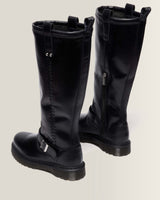 Anistone Knee High Orleans Leather Biker Boots - view 4