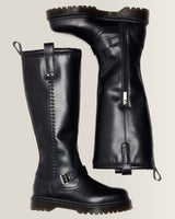 Anistone Knee High Orleans Leather Biker Boots - view 2