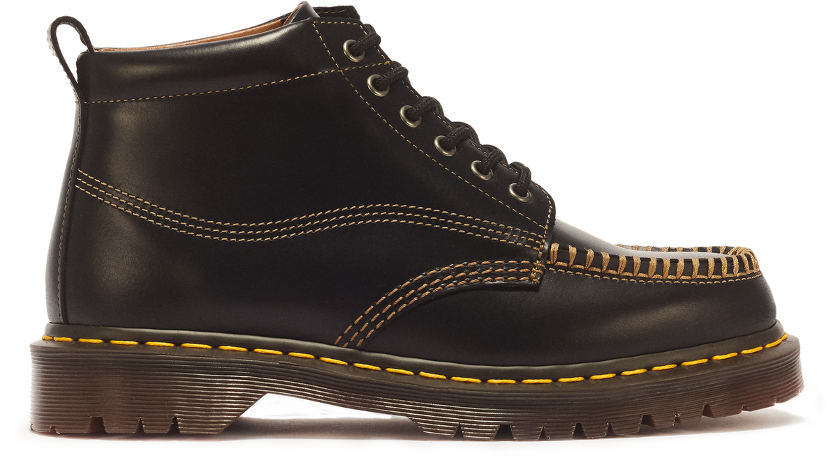 LOWELL CHUKKA MOC TOE LEATHER ANKLE BOOTS - view 2