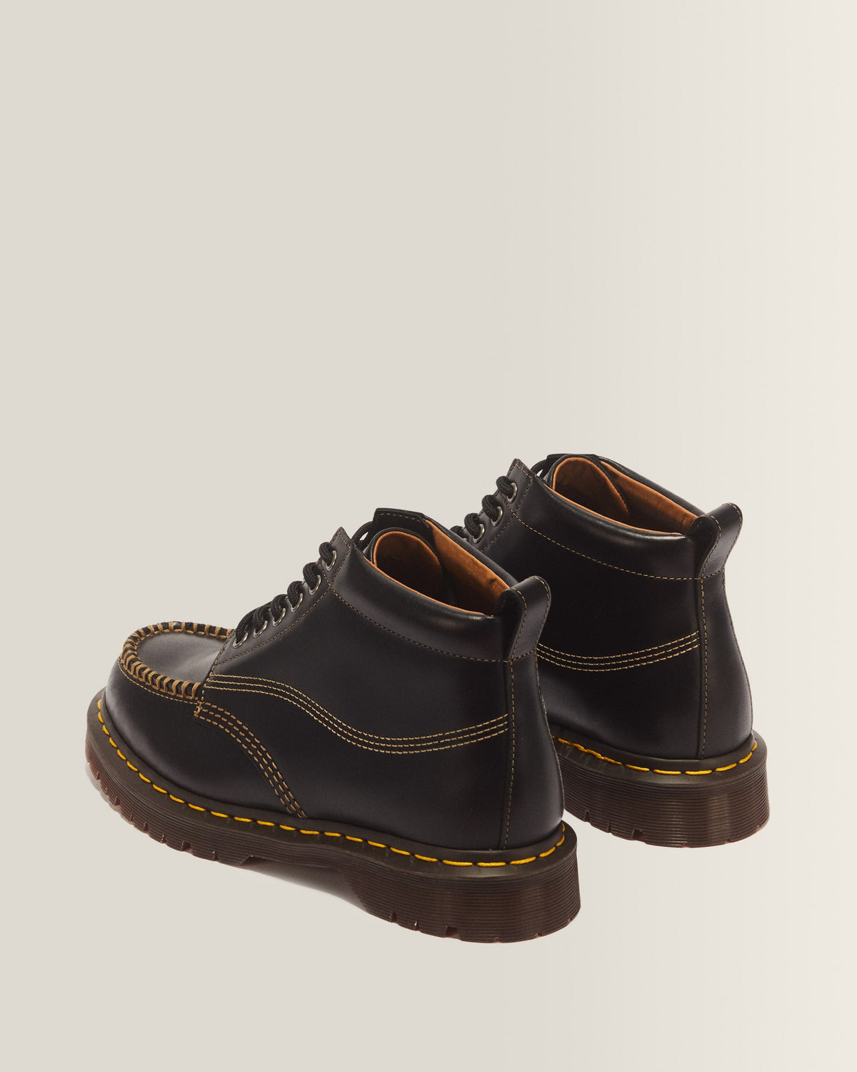 LOWELL CHUKKA MOC TOE LEATHER ANKLE BOOTS - view 7