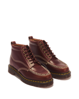LOWELL CHUKKA MOC TOE LEATHER ANKLE BOOTS - view 5