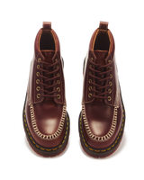 LOWELL CHUKKA MOC TOE LEATHER ANKLE BOOTS - view 4