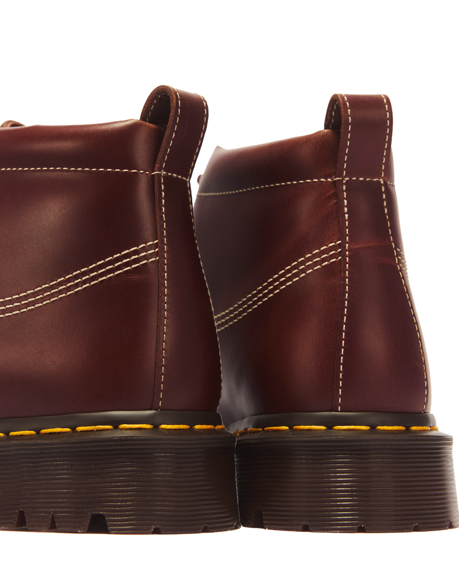 LOWELL CHUKKA MOC TOE LEATHER ANKLE BOOTS - view 3