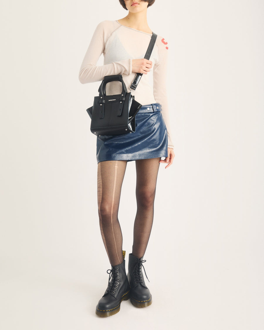 Small Leather Tote Bag - view 2