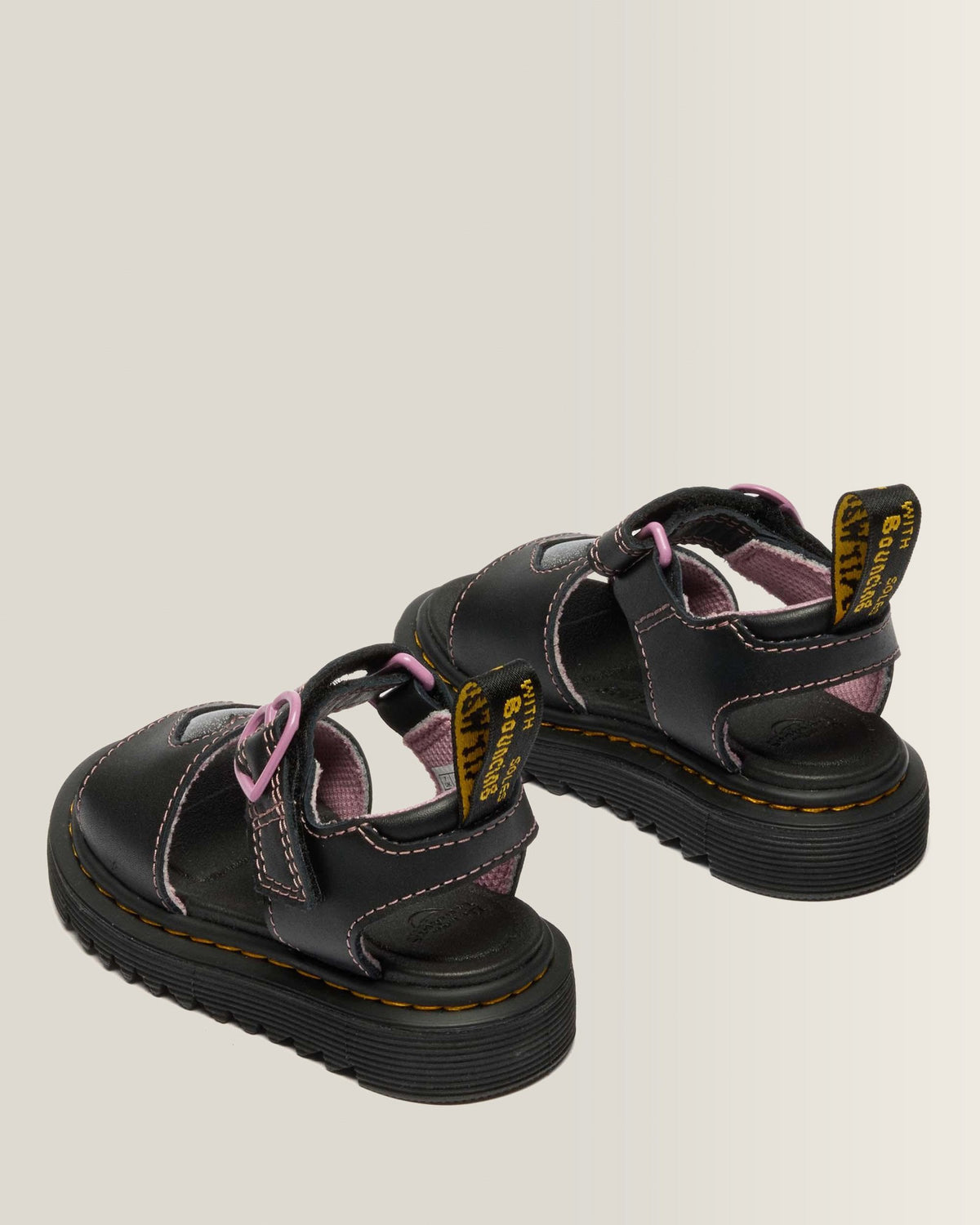Toddler Marlowe II Glitter Heart Leather Strap Shoes - view 5