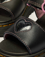 Toddler Marlowe II Glitter Heart Leather Strap Shoes - view 7