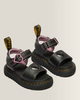 Toddler Marlowe II Glitter Heart Leather Strap Shoes - view 4