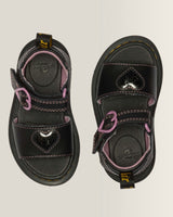 Toddler Marlowe II Glitter Heart Leather Strap Shoes - view 3