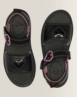Junior Marlowe II Glitter Heart Leather Strap Shoes - view 3