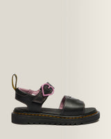 Junior Marlowe II Glitter Heart Leather Strap Shoes - view 1