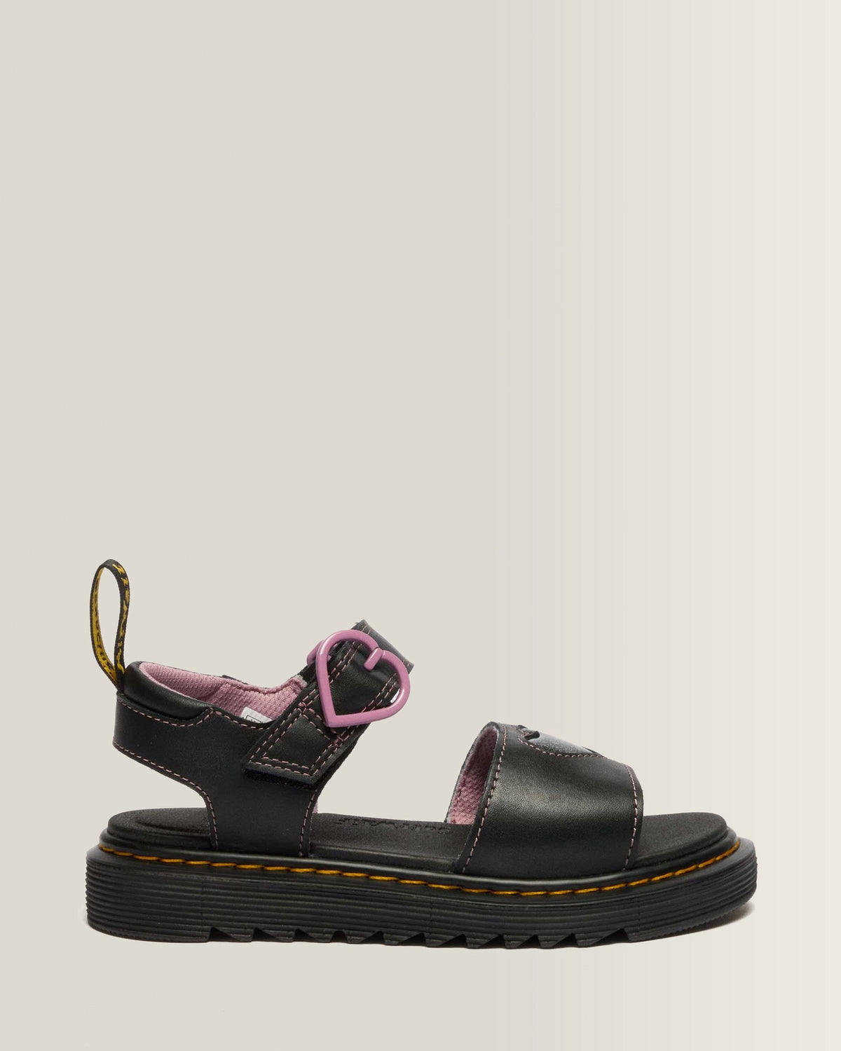 Junior Marlowe II Glitter Heart Leather Strap Shoes - view 1