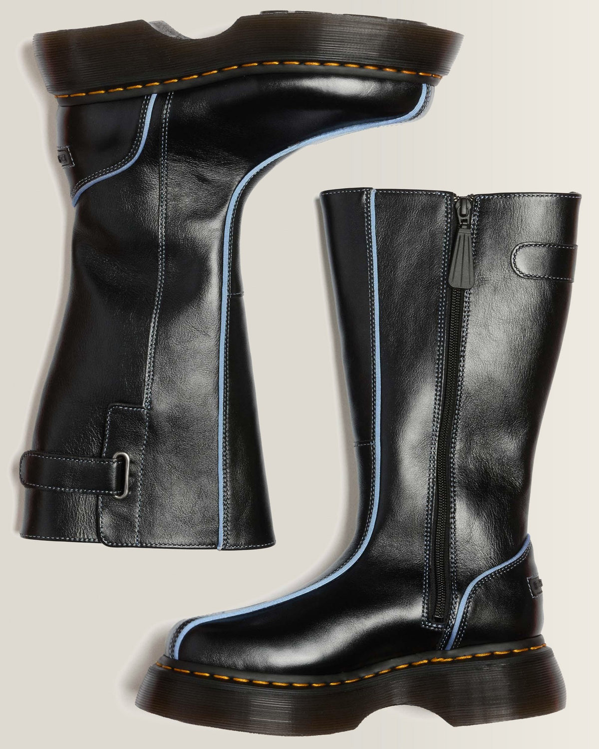 Buzz Hi Gloss Leather Boots - view 3