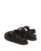San Two Strap Leather Sandals - view 6