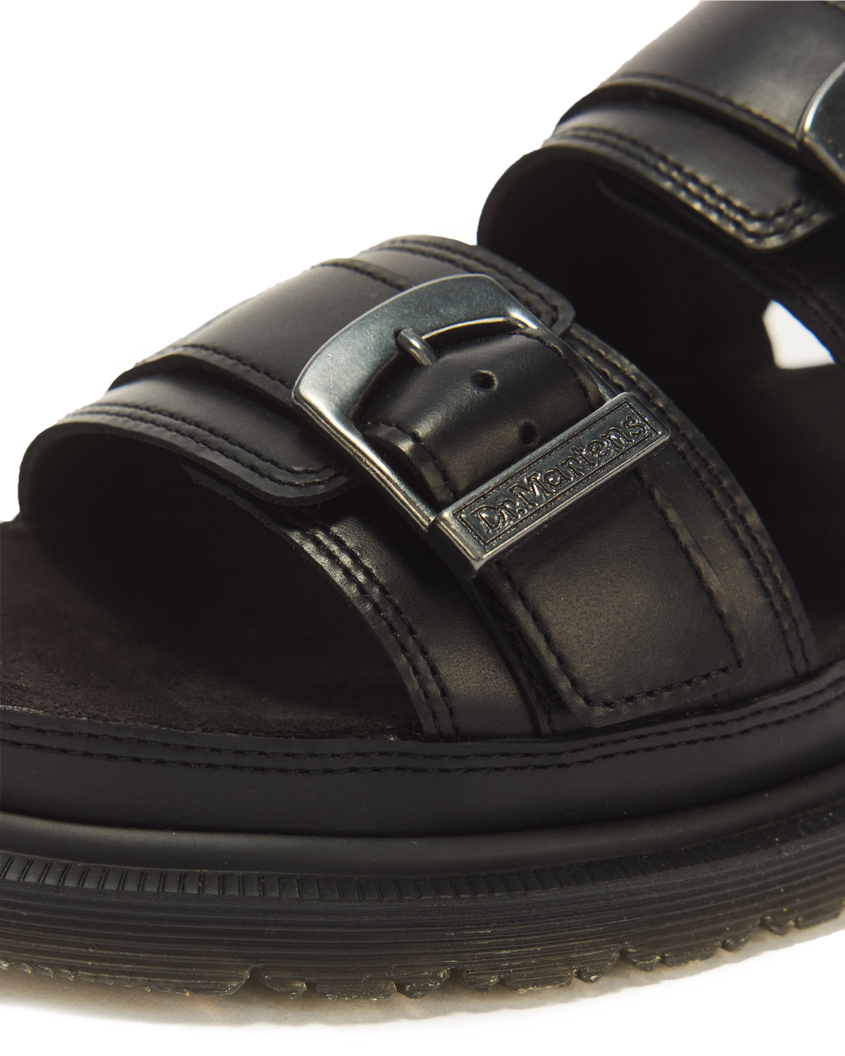 San Two Strap Leather Sandals - view 3