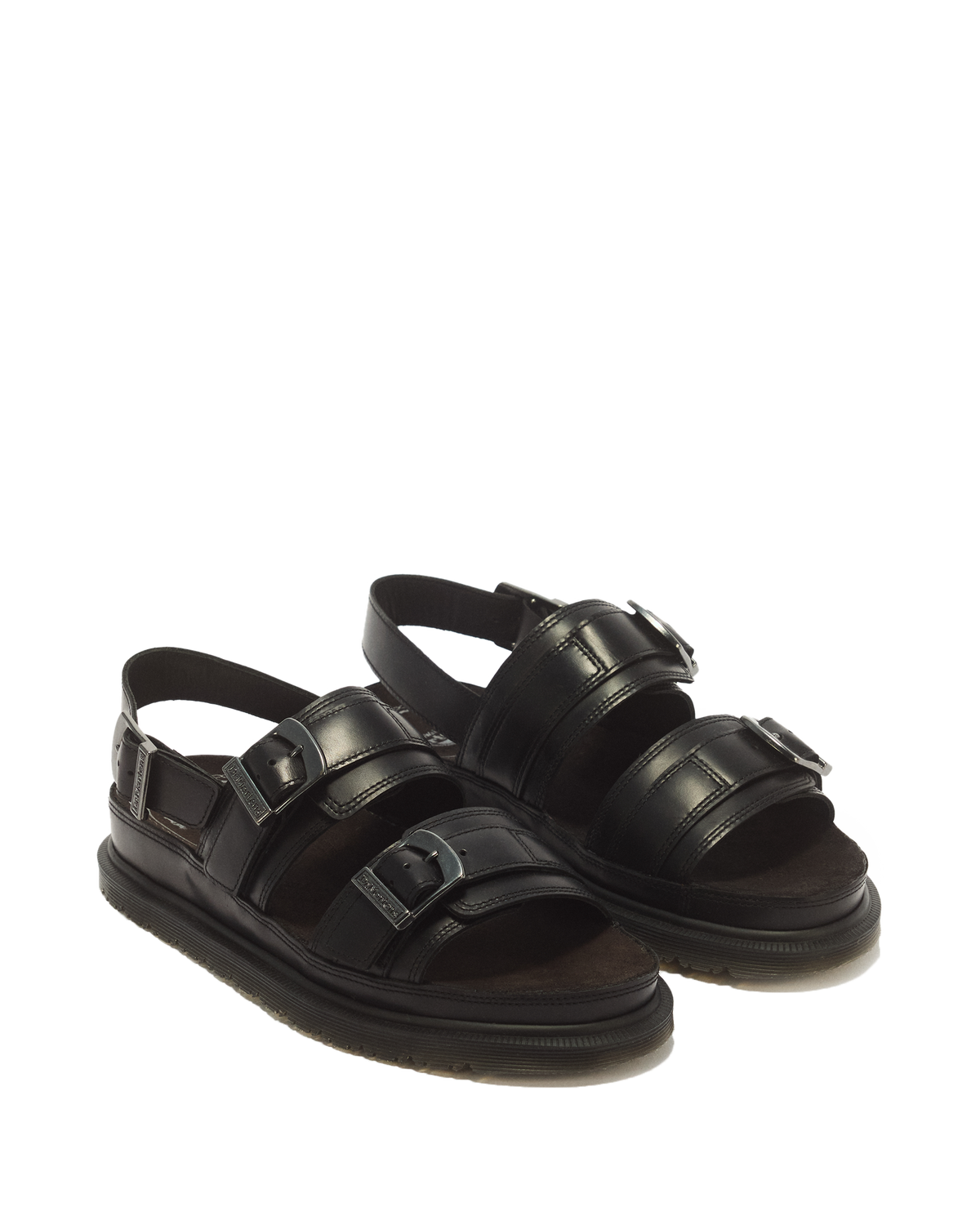 San Two Strap Leather Sandals - view 5