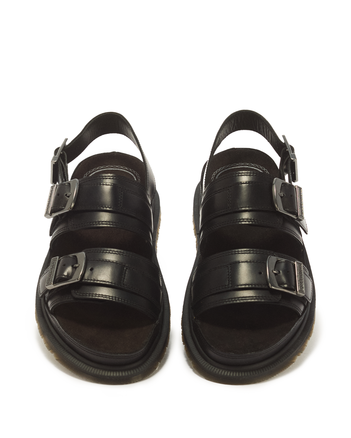 San Two Strap Leather Sandals - view 4