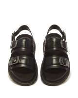 San Two Strap Leather Sandals - view 4