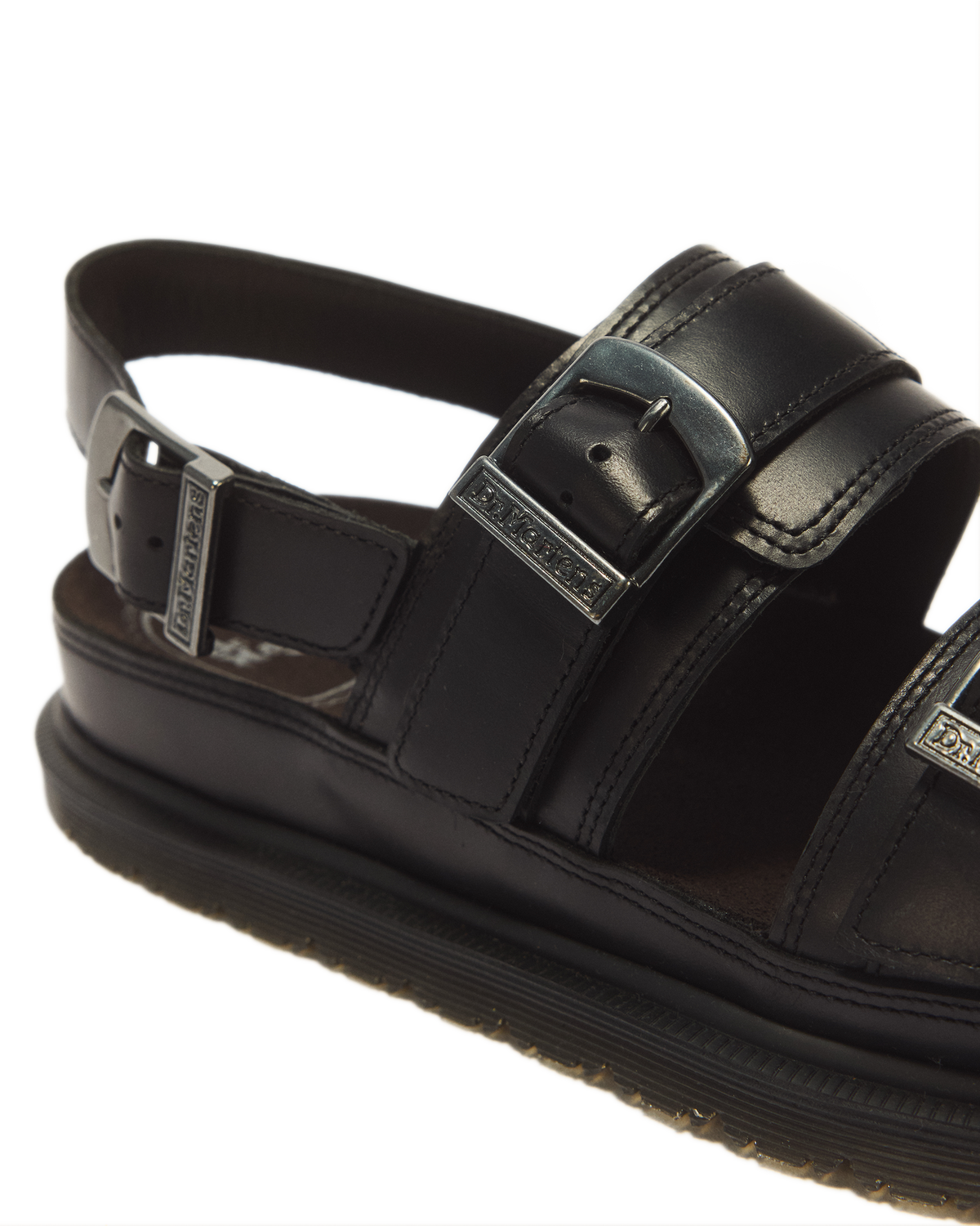 San Two Strap Leather Sandals - view 8