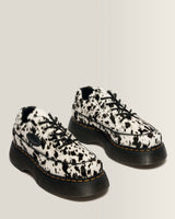 Buzz 5-Eye Dalmatian Hair On Leather Shoes - view 4